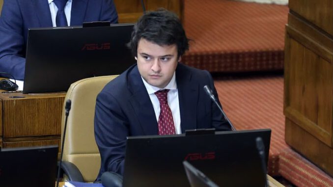Diputado Eduardo Cretton durante su intervención en el Congreso Nacional sobre el proyecto Pintamahuida.