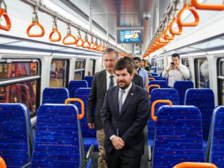 Nuevos trenes modelo SDF de EFE para el transporte de pasajeros en la región de La Araucanía.