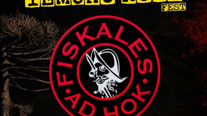 Las bandas Fiskales Ad-Hok y Machuca sobre el escenario en un festival de rock
