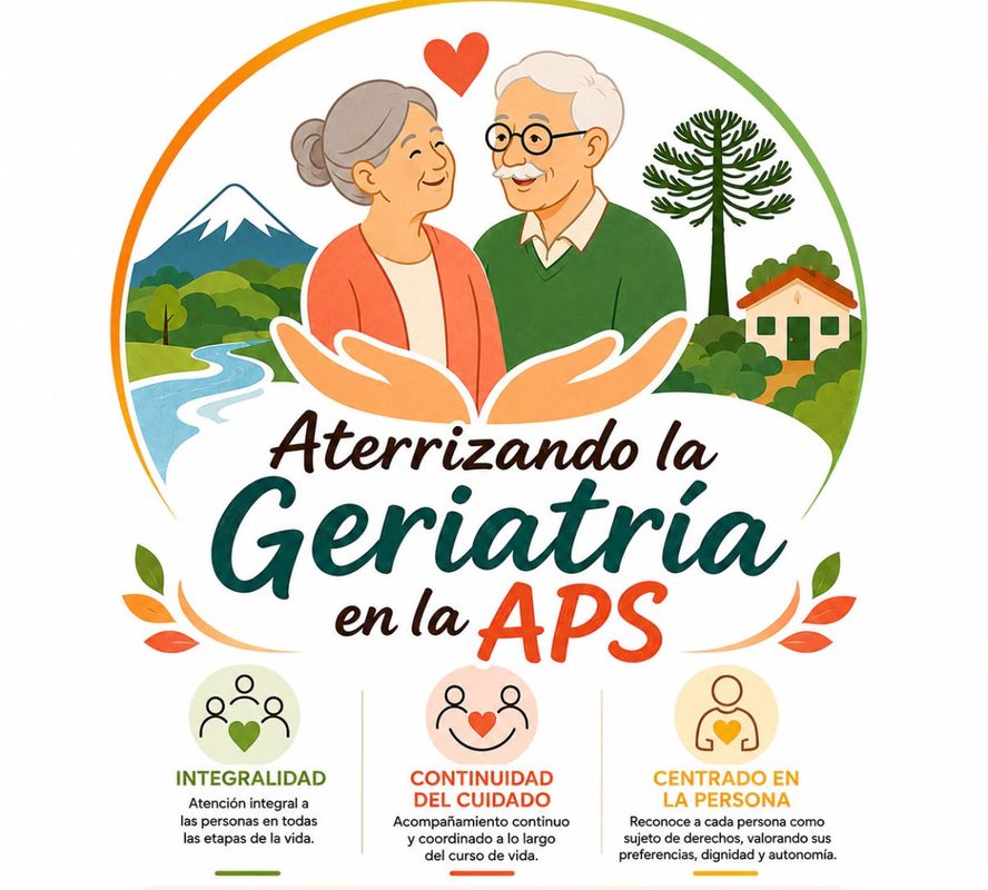 Profesionales de la salud participando en una capacitación sobre geriatría para fortalecer la atención primaria de mayores.