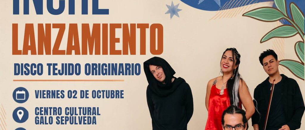 Banda INCHE presentando su nuevo disco Tejido Originario en concierto