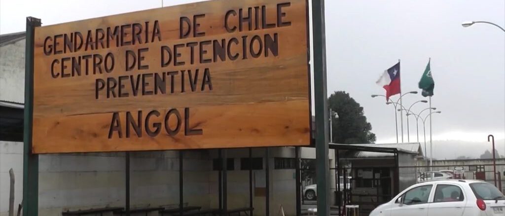 Fachada del Centro de Detención Preventiva de Angol bajo investigación tras muerte de interno.