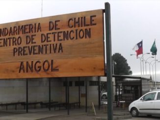 Fachada del Centro de Detención Preventiva de Angol bajo investigación tras muerte de interno.
