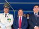 El diputado Juan Carlos Beltrán durante su asistencia a los desfiles de Fiestas Patrias en la provincia de Malleco