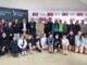 Jóvenes atletas participando en el concentrado nacional de atletismo Promesas Chile en el Campo de Deportes Ñielol.