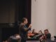 La Orquesta Filarmónica de Temuco presentándose en el escenario ante el público