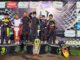 Pilotos compitiendo en la sexta fecha del campeonato de karting regional en La Araucanía