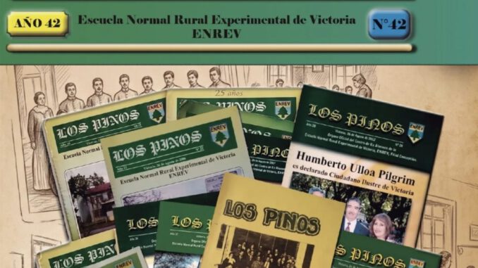 Ceremonia de lanzamiento de la edición 42 de la Revista Los Pinos en el Centro Cultural Waldo Orellana