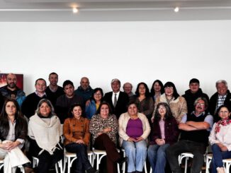 Apicultores participando en el lanzamiento del programa de difusión tecnológica apícola en La Araucanía
