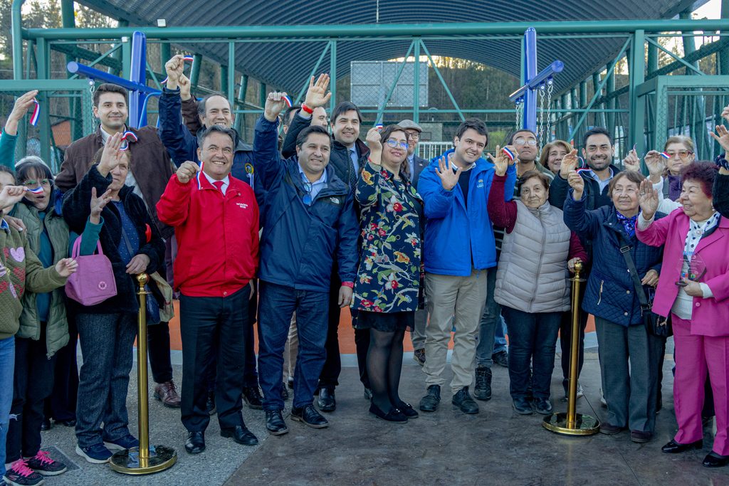 Inauguración del renovado Espacio Recreativo Libertad en el sector Santa Ana de Lautaro
