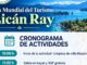 Participantes disfrutando de actividades al aire libre y deportes náuticos en la Playa Grande de Lican Ray durante la celebración del turismo