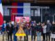 Parejas de estudiantes bailando cueca en la Muestra Regional de Cueca Escolar 2026 en Vilcún