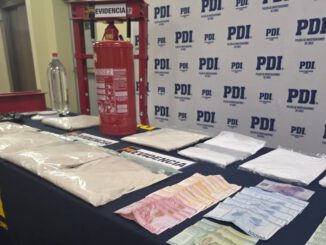 Agentes de la PDI incautan droga oculta en extintores durante la Operación Aluminio