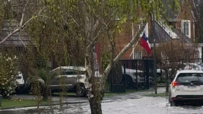 Inundaciones y desborde de ríos en la región de La Araucanía debido al sistema frontal