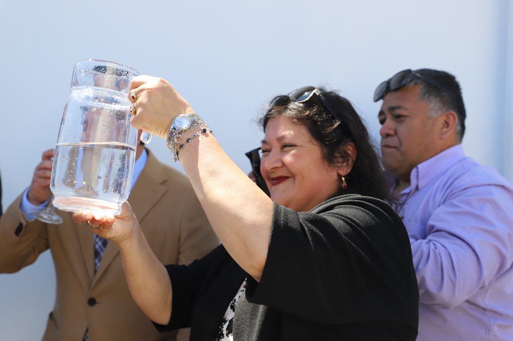 Inauguracion del proyecto de agua potable rural en el sector Nereco de Lautaro