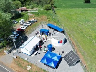 Inauguracion del proyecto de agua potable rural en el sector Nereco de Lautaro