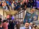 Artistas y autoridades celebran el inicio del diseño del nuevo Centro Cultural de Temuco en el ex Liceo Técnico Femenino.