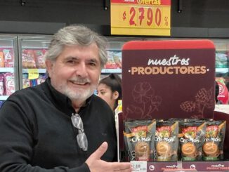 Fachada del nuevo supermercado Santa Isabel inaugurado por Cencosud en la comuna de Lautaro