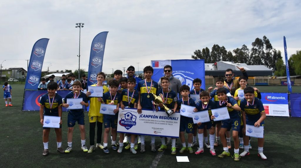 Colegio Pumahue Temuco se corona campeón de La Copa Pfalimentos en la Araucanía