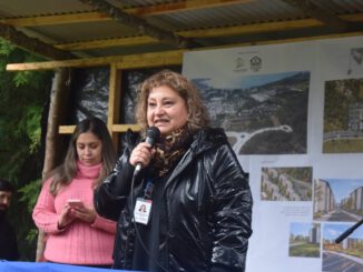 Reunión de comités de vivienda y autoridades locales en Villarrica para proyecto habitacional indígena