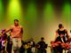 Bailarines del Conjunto Folclórico de la Universidad de Los Lagos en el escenario