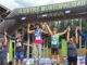 Corredores participando en el evento Cross Country Angol 2026 en el Parque CMPC Junquillar