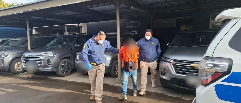 Operativo policial de la PDI donde detuvieron al acusado de femicidio oculto en un circo
