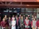 Estudiantes del Liceo Hotelería y Turismo de Pucón presentando su proyecto gastronómico