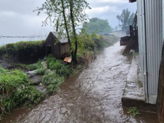 Calles inundadas y viviendas afectadas tras intensa tormenta de granizo en Curacautín