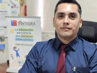 Niños felices aprendiendo en un jardín infantil de Fundación Integra en La Araucanía