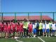 Inauguración de nueva cancha de pasto sintético en Galvarino con autoridades y vecinos beneficiados