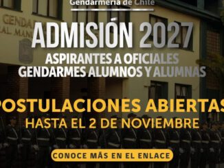 Aspirantes participando en el proceso de admision de Gendarmeria de Chile en La Araucania