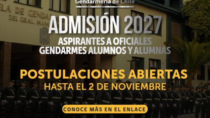 Aspirantes participando en el proceso de admision de Gendarmeria de Chile en La Araucania