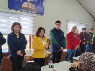Postulantes participando en el proceso de selección de brigadistas forestales en Cholchol