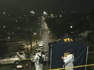 Investigación policial de la PDI tras un homicidio con arma de fuego en Temuco