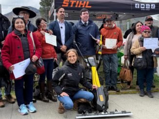 Entrega de incentivos productivos y maquinaria de INDAP a agricultores de Lonquimay en La Araucanía