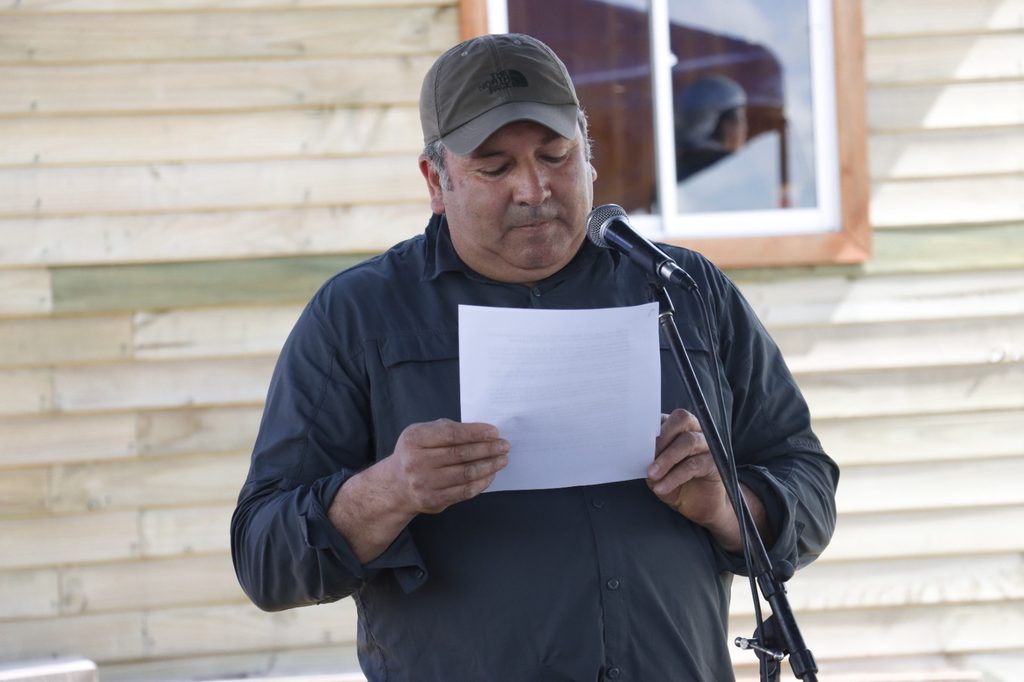 Obras del proyecto de agua potable rural Catrico Los Ulmos en Villarrica financiadas por la DOH
