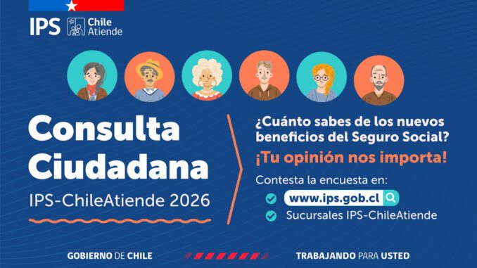 Oficina de ChileAtiende en La Araucanía para la Consulta Ciudadana 2026 del IPS