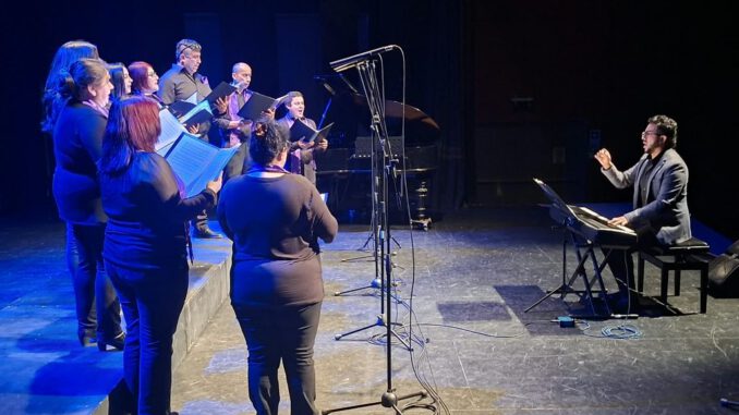 Presentación de la primera Jornada Coral Voces del Sur en el Centro Cultural Municipal Liquen de Villarrica