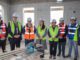 Inspeccion de las obras de construccion del nuevo CESFAM Dr. Cristobal Saenz Cerda en Lautaro
