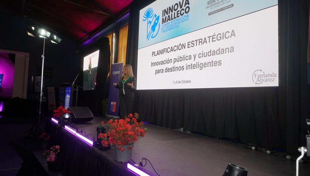 Paisaje natural de la provincia de Malleco en el sur de Chile enfocado en turismo e innovacion