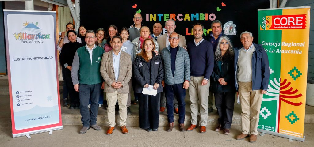 Nueva infraestructura de la moderna escuela en Molco Alto Villarrica