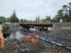Avances de las obras de reposición del Puente Quinque en la comuna de Pitrufquén