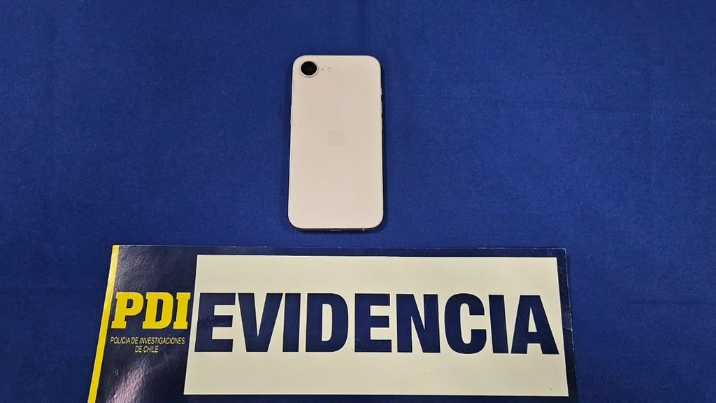 Pdi recupera iphone 17 valorado en $900 mil extraviado en Temuco
