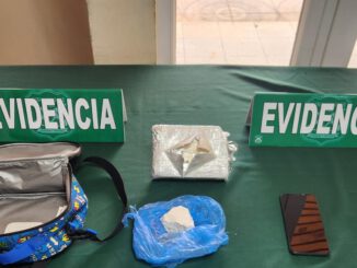 Perro policial Gorky de Carabineros detecta maleta con cocaina en el Rodoviario de Temuco