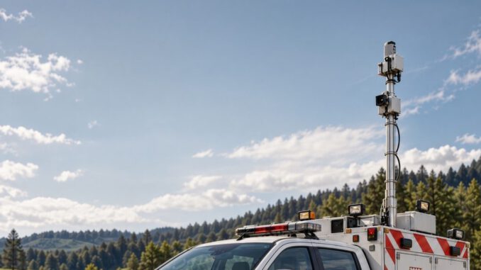 Nueva camioneta Ford Ranger 4x4 equipada para emergencias en la comuna de Purén