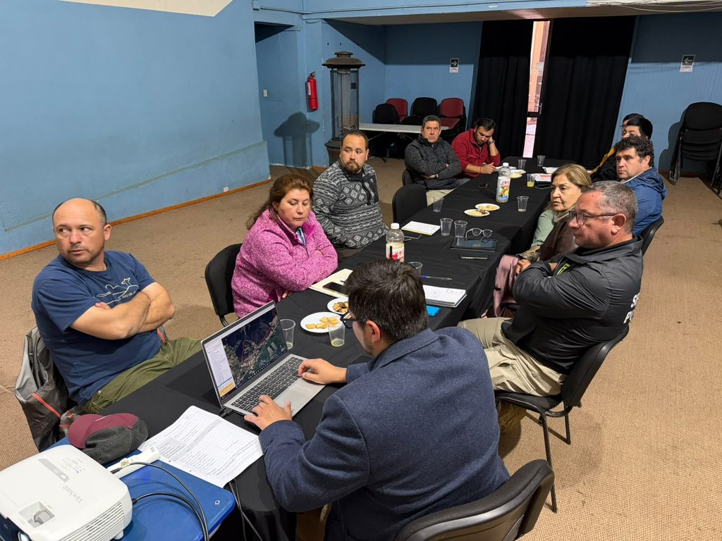 Reunión del COGRID en Purén para coordinar recursos y prevención de incendios forestales