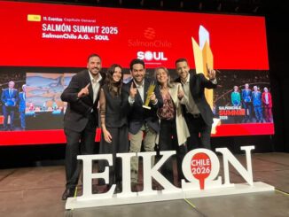 Premio de oro obtenido por SalmonChile Summit en los Premios EIKON 2026