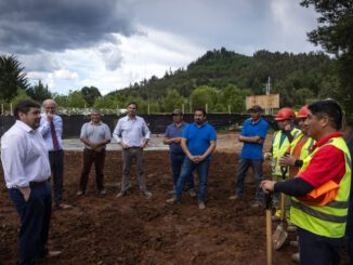 Subsecretario de Desarrollo Regional visitando obras y proyectos de recuperacion urbana en la Region de La Araucania