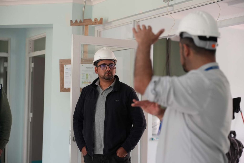 Visita inspectiva a las nuevas obras de infraestructura de salud en Traiguén
